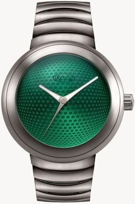IKEPOD HOROPOD HO03 Neom Automatic (44mm) Green Dial / Titanium Bracelet HO03-T1-TL