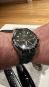 Customer picture of Festina Connected D Hybrid Smartwatch (44mm) Green Integrated Digital Dial / Green Rubber Strap F23000/2