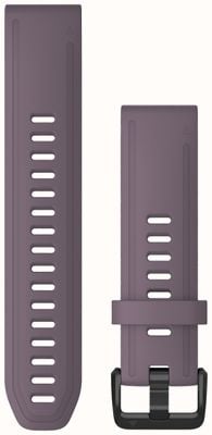 Garmin Bracelet de montre Quickfit 20 uniquement, silicone violet tempête 010-12871-00