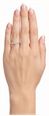 0.50ct Round Brilliant Natural Diamond Platinum Solitaire Ring FCD28350 - альтернативный вид 4