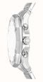 Diesel Stinger Pavé Chronograph (46mm) Silver Pavé Dial / Stainless Steel Bracelet DZ4734 - vista alternativa 3