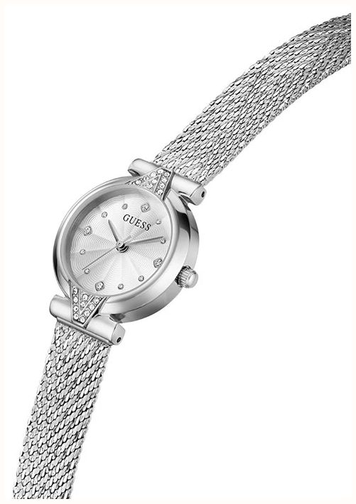 Guess Womens Louisa Silver-Tone Sunray Dial Silver-Tone Mesh Bracelet GW1086L1 - альтернативный вид 4