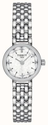 Tissot Vrouwen heerlijk | gefacetteerde wijzerplaat | roestvrijstalen armband T1400091111100