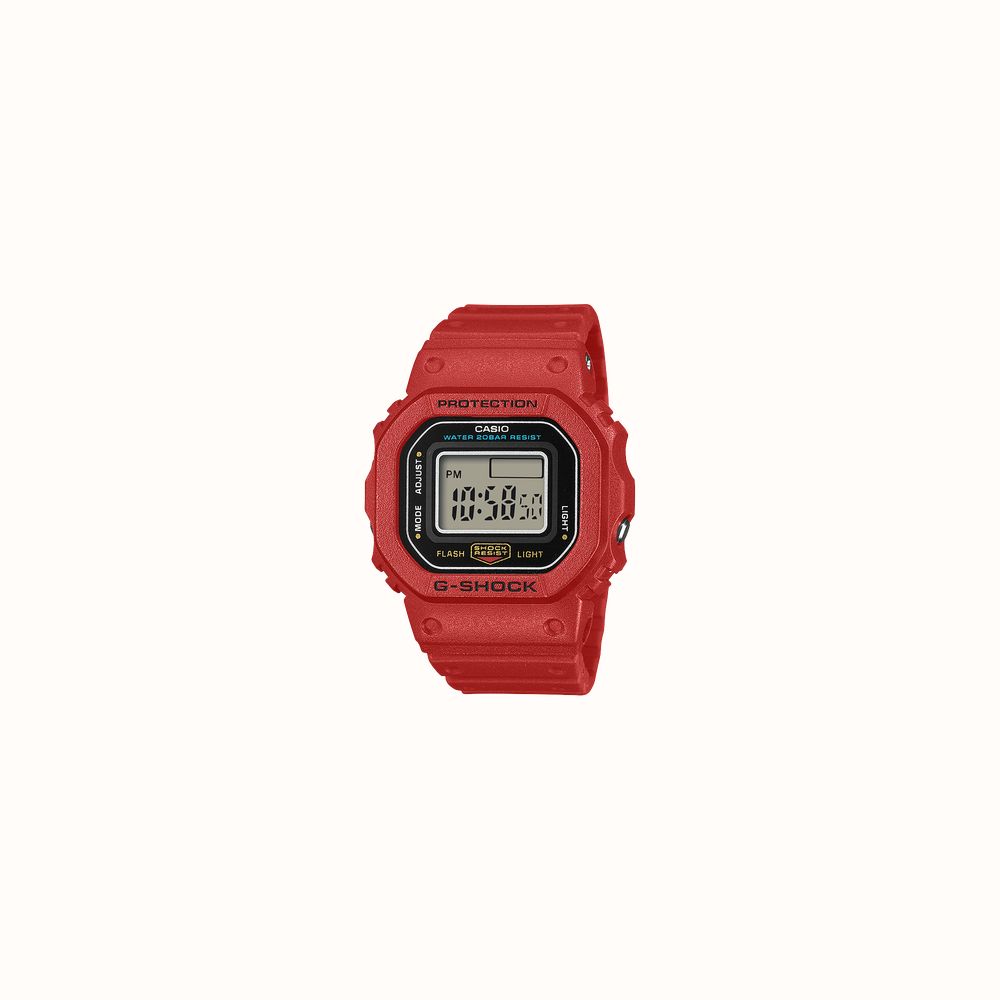 G-SHOCK nano レッド Casio G-SHOCK Nano DW-5600 Finger-Watch (20mm) Digital Dial / Red
