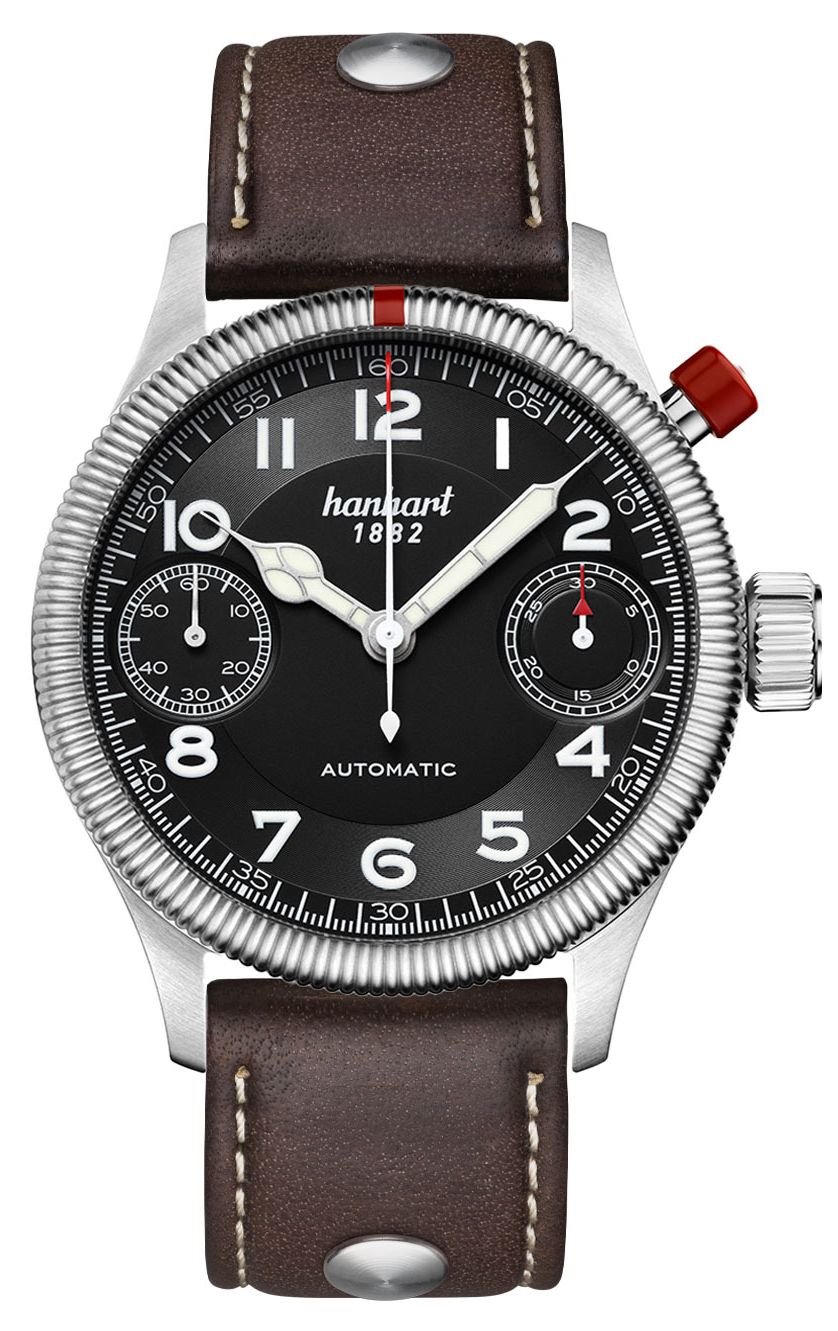Hanhart Chronographe automatique Pioneer Monoscope (45 mm), montre