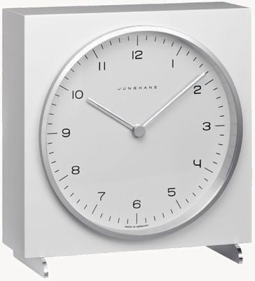 Junghans Max bill reloj de mesa de cuarzo blanco 363/2210.00