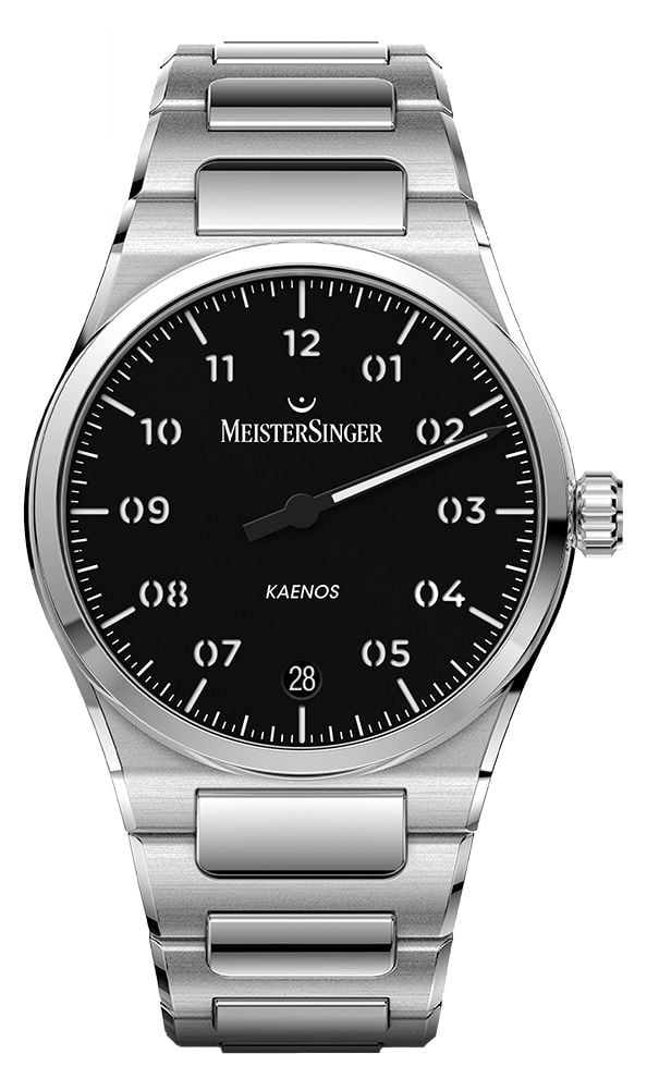 MeisterSinger Kaenos Automatic 40mm Black Dial  Stainless Watch