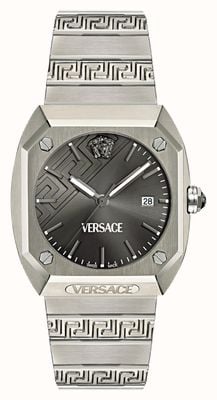Versace Antares (41,5 mm) cadran gris / bracelet titane VE8F00524