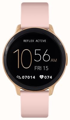 Reflex Active Smartwatch multifuncional Série 14 (45 mm) com mostrador digital / silicone rosa blush RA14-2142