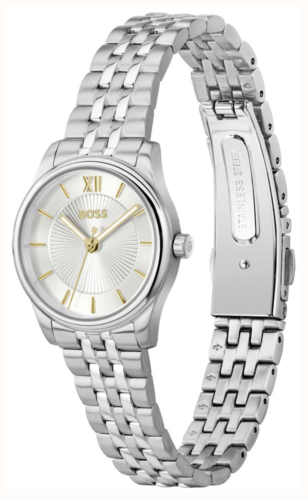 BOSS Graceful Mina Stainless Steel Silver Dial Watch And Bracelet Gift Set 1570210 - widok alternatywny 2