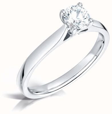 Certified Diamond 0.40ct D SI1 GIA Diamond Engagement Ring FCD28375