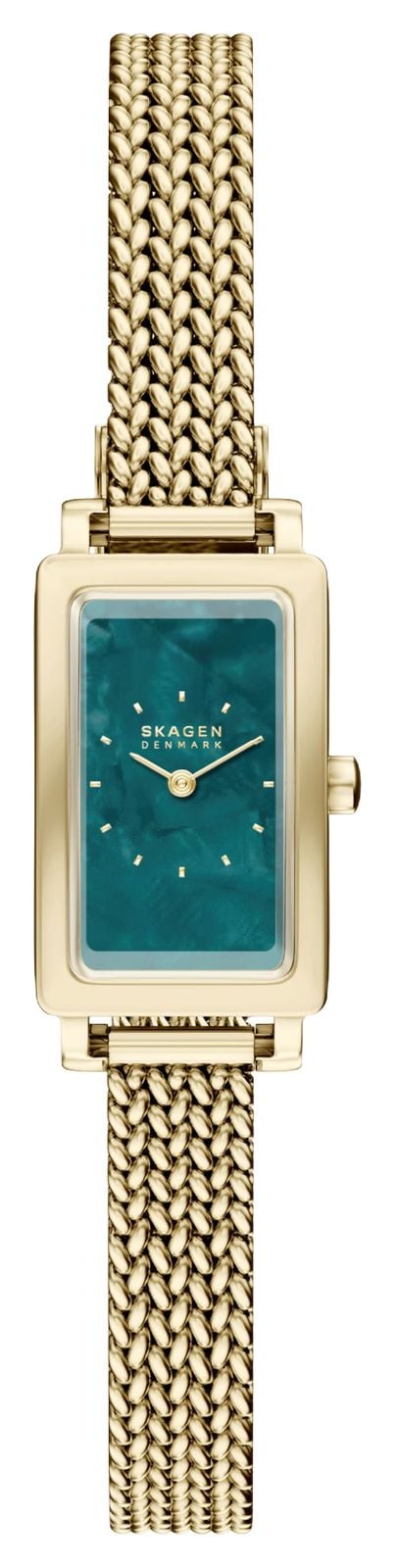 Skagen Hagen micro-quartz (16mm) cadran nacre bleu-vert / montre