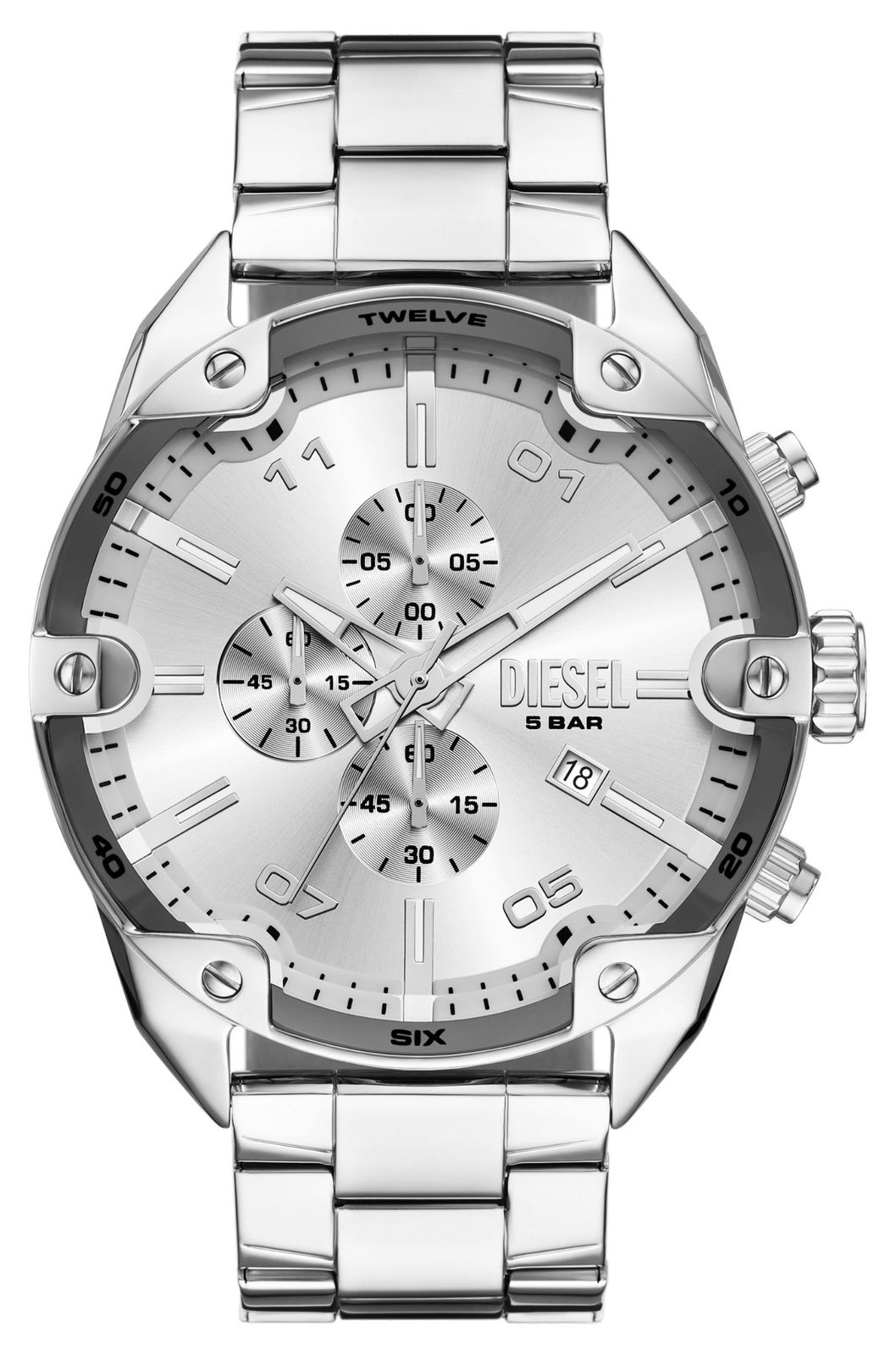 Diesel chronographe homme Ã  pointes (49 mm) avec montre