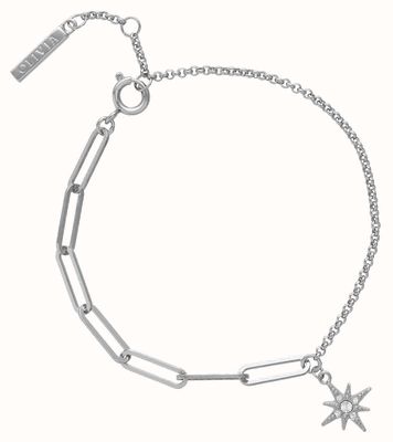 Olivia Burton Celestial North Star Mismatch Bracelet Silver OBJCLB48