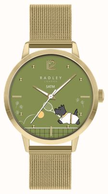 Radley Dames Wimbledon Park goudkleurige mesh band RY4628