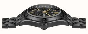 Ingersoll THE WHISTLE Automatic (43mm) Black Skeleton Dial / Black PVD Stainless Steel Bracelet I18202 - vista alternativa 4