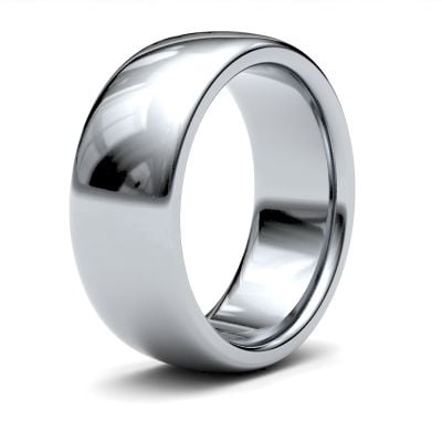 James Moore Wedding Rings | Platinum | 8mm | Heavy | Premium Court | AG_8LHP-PT