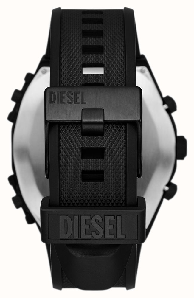 Diesel Sideshow | Black Chronograph Dial | Black Silicone