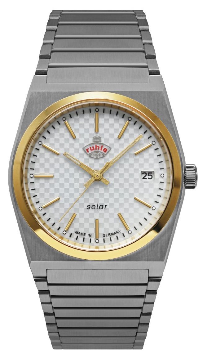 RUHLA Space Control XS Solar (35mm) cadran argent montre