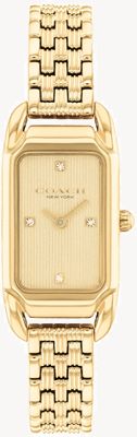 Coach Cadie (28,5 mm) gouden wijzerplaat / verguld roestvrijstalen armband 14504629