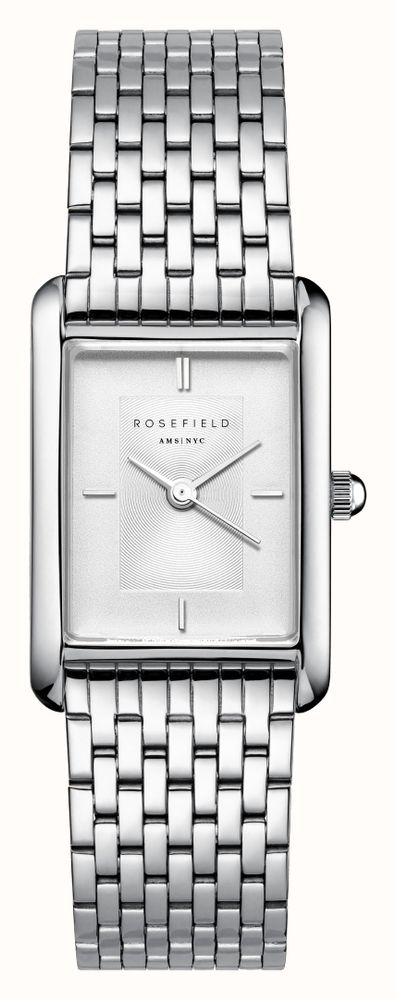 Rosefield Orologio Da Donna Heirloom 30.6mm - Quadrante Borgogna, Cinturino In Pelle, Elegante E Resistente 3 ATM