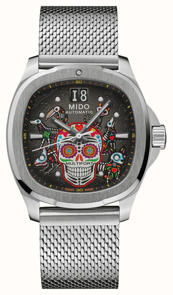 MIDO Multifort TV Big Date Alebrijes Limited Edition (40mm) Grey Gradient Dial / 3x Strap Set M0495261108102 - альтернативный вид 2