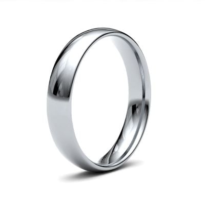 James Moore Wedding Rings | Palladium | 4mm | Light | Traditional Court | AG_4GLC-PD