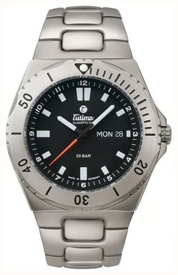 Tutima Glashütte M2 七海自动腕表（44毫米）丝绒黑表盘/钛金属表带 6151-02