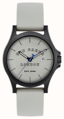 Ted Baker Мужские часы цвета ирби серый циферблат серый силиконовый ремешок BKPIRS303