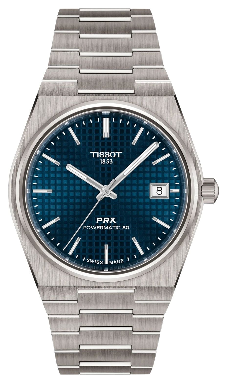 Tissot Prx Powermatic 80 - titane (38 mm) cadran bleu / montre