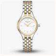 Rosefield Ladies Muse White Dial Two Tone Bracelet Watch MUWDSD-MU03