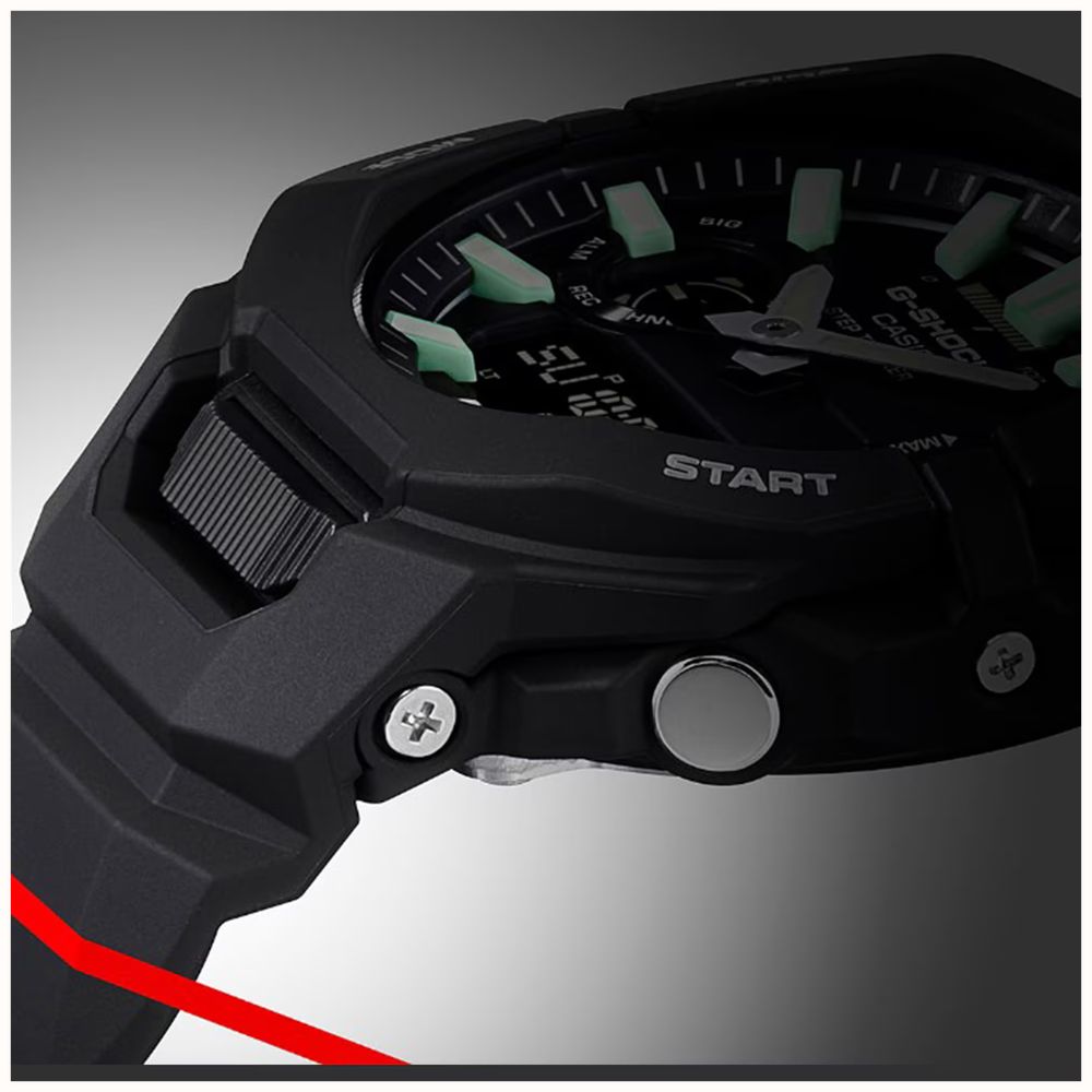 Casio G-SHOCK GBA-950 Series Step Tracker (43.9mm) Dark Blue Dial / Lime Green Resin Band GBA-950-9A3ER GBA-950-1AER - альтернативный вид 10