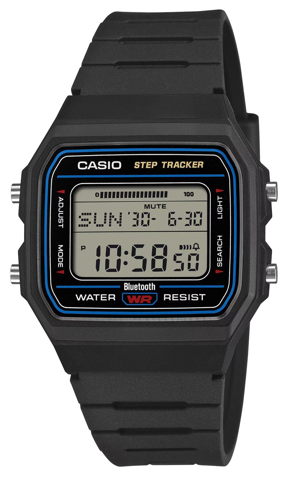 Casio digitale f-b100w classique avec suivi des pas ( montre