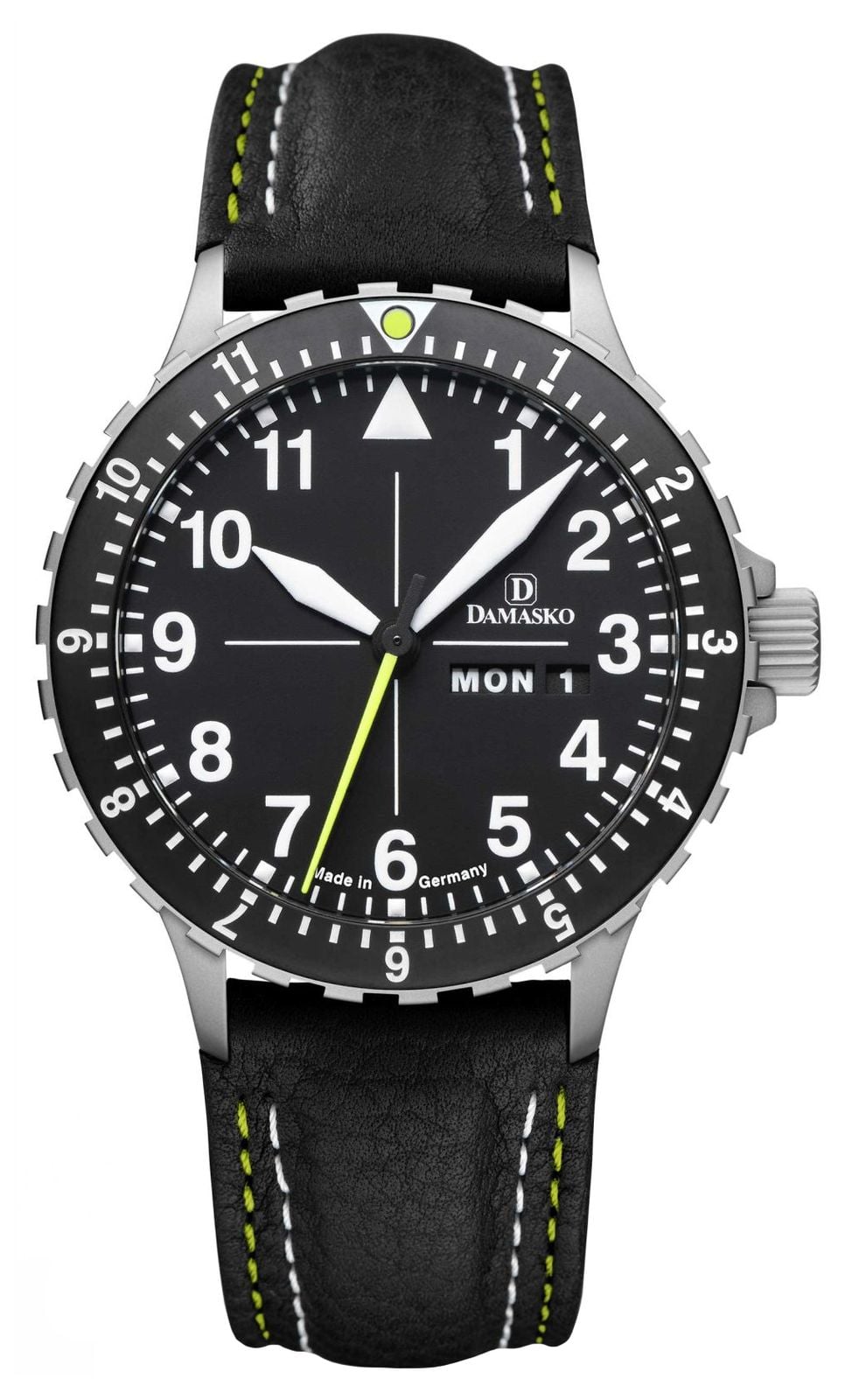 Damasko DK46 DayDate Automatic TOP 40mm Black Dial  Watch