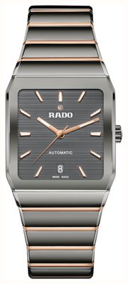 RADO Anatom Automatic (32.5mm) Grey Dial / Grey High-Tech Ceramic & RoseGold PVD Stainless Steel Bracelet R10203102