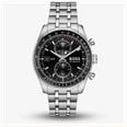 BOSS Mens 43mm Stainless Steel Black Dial Chronograph Skytraveller Pro 1514349