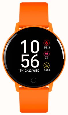 Reflex Active Wielofunkcyjny smartwatch Series 09 (42 mm) z cyfrową tarczą / jasnopomarańczowym silikonem RA09-2116