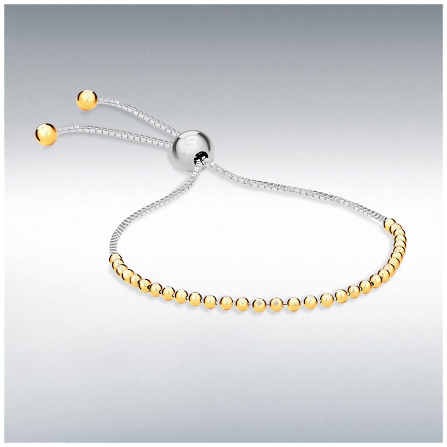 James Moore & Co Sterling Silver Yellow Gold Plated Beaded Jewellery