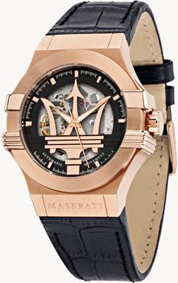 Maserati Potenza | Automatik | schwarzes Lederarmband R8821108053