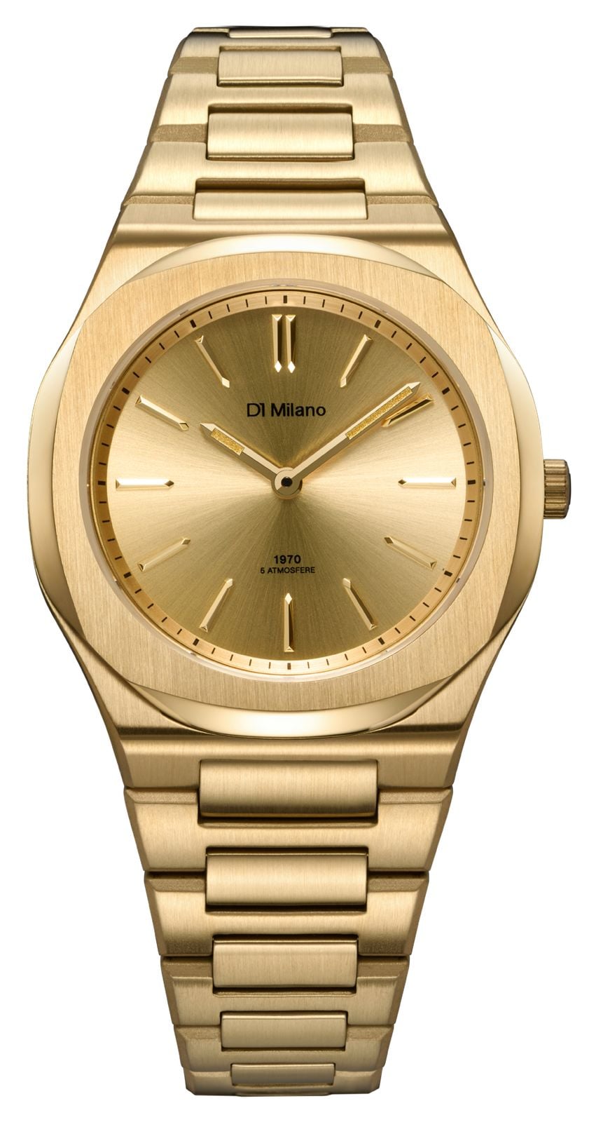 D1 Milano Ultra Thin Gold Mellow 34mm Gold Sunray Dial  Watch