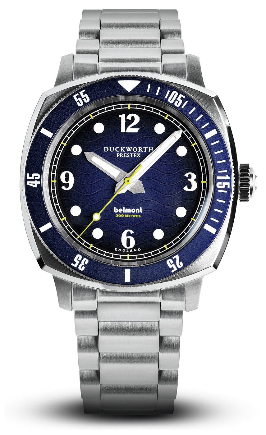 Duckworth Prestex Men's Belmont (42mm) Blue Dial / Stainless Watch-image-133783