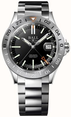 Ball Watch Company Engineer iii outlier edição limitada (40 mm) mostrador preto / pulseira em aço inoxidável DG9000B-S1C-BK