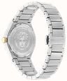 Versace V LEO AURIA (39mm) Black Gradient Dial / Stainless Steel Bracelet VE5Y00326 - alternate view 3