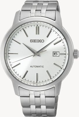 Seiko Série conceptuelle '4r35' automatique (41 mm) cadran argenté / bracelet en acier inoxydable (exclusivité fcw) SRPH85K1