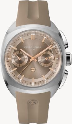 Favre Leuba チーフ クロノグラフ オートマチック (41mm) デューンサンレイダイヤル / デューンラバーストラップ 00.20101.113.08.308