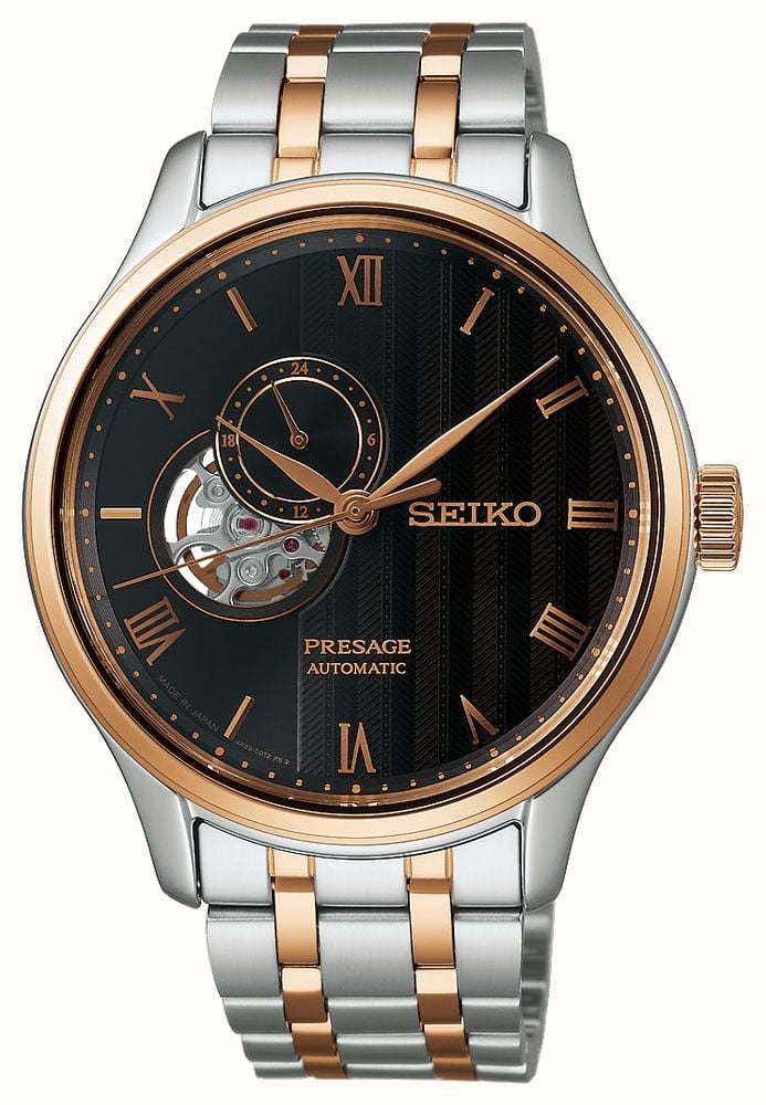 SEIKO PRESAGE 自動巻き時計 日本庭園砂紋モデル Seiko Presage Zen Garden In Kyoto Autumn Leaves SSA466J1 - First