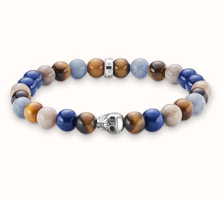 Thomas Sabo Thomas Sabo Multicolour Skull Bracelet A1532-926-7-L19
