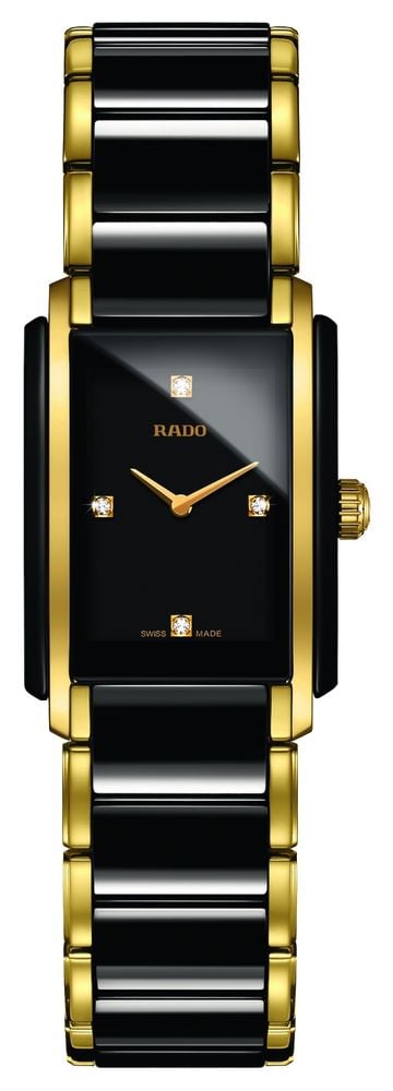 RADO Integral Diamonds High Tech Ceramic Square Dial Watch R20845712 James Moore Co. Jewellers of Distinction Since 1997 in Kenilworth Warwickshire