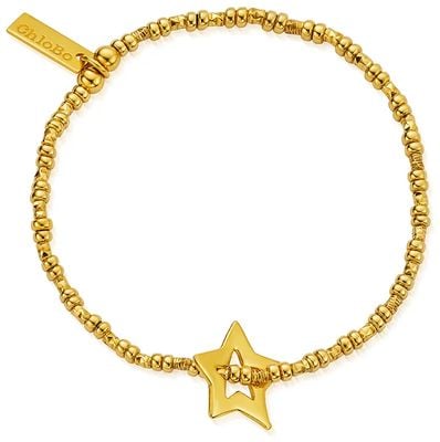 ChloBo Soul Shine Star Bracelet - 18ct Gold Plated GBBCC3577