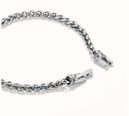 Thomas Sabo Thomas Sabo Rebel at Heart Men's Stainless Steel Twisted Rope Bracelet A2258-S01-53-L18V - vista alternativa 2